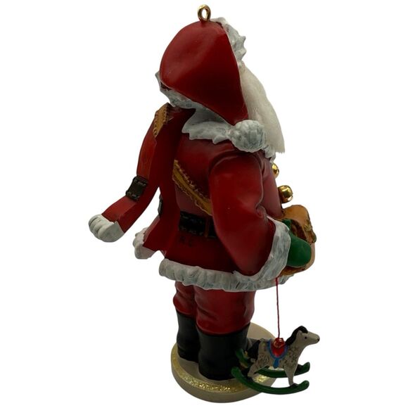 Vtg 2005 Hallmark Keepsake Santa Nutcracker Ornament Club Exclusive Gold Box 4" - Picture 12 of 16